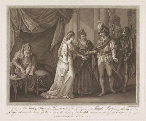 Conclusie van het Verdrag van Troyes by Francesco Bartolozzi