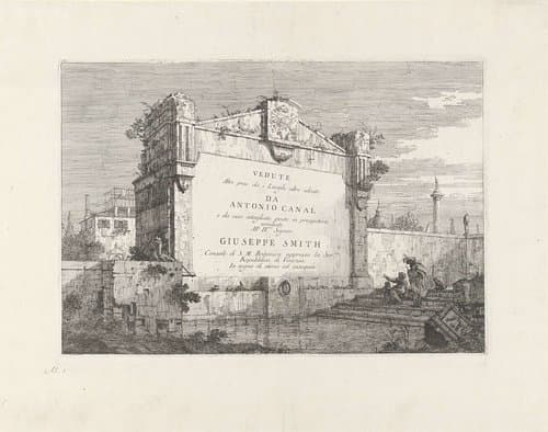 Vedute altre prese da i Luoghi altre ideate da Antonio Canal by Canaletto