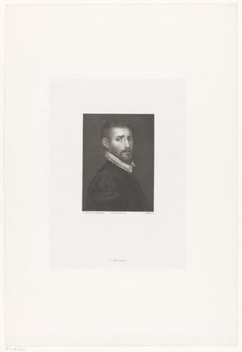 Portret van een onbekende man by Emilio Tabbrini