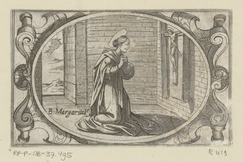 Zalige Margaretha by Antonio Tempesta