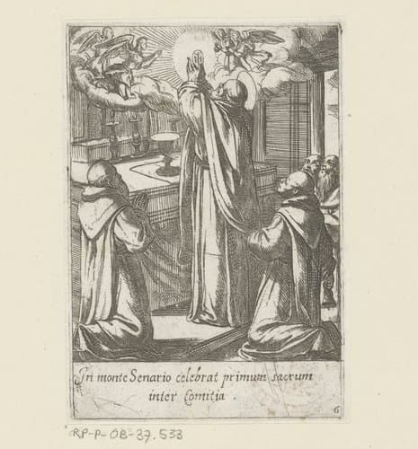 Vita B. Philippi Benicii Florent. ord. servor B. Mariae virginis by Antonio Tempesta