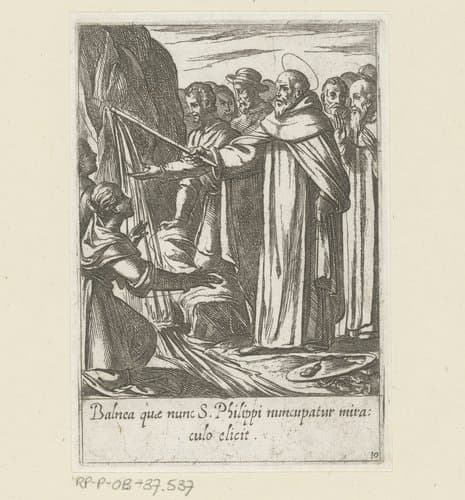 Het Leven van Philippus Benitius by Antonio Tempesta