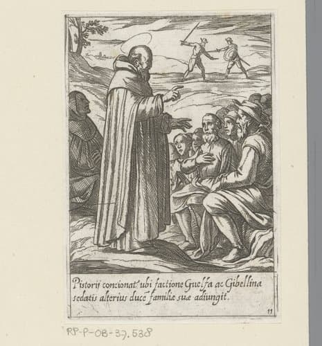 Vita B. Philippi Benicii Florent. ord. servor B. Mariae virginis by Antonio Tempesta