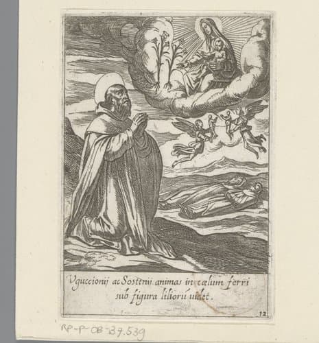 Vita B. Philippi Benicii Florent. ord. servor B. Mariae virginis by Antonio Tempesta