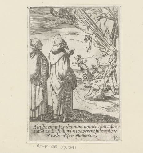 Het Leven van Philippus Benitius by Antonio Tempesta
