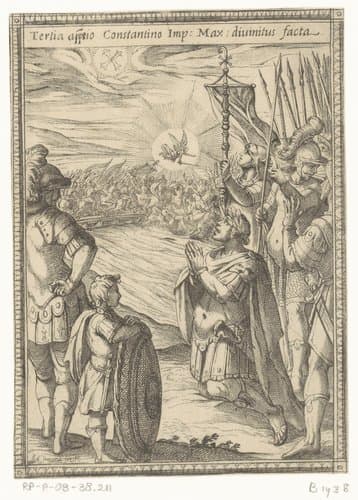 Isagogia historia de Constantino max: imperatore instatuta militie angelicae aureatae Constantinianae sub titulo magni martyris S Georgii by Antonio Tempesta