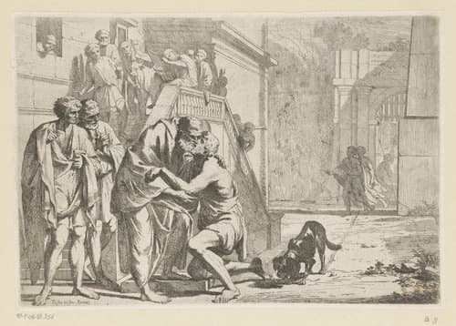 Verhaal van de verloren zoon by Pietro Testa