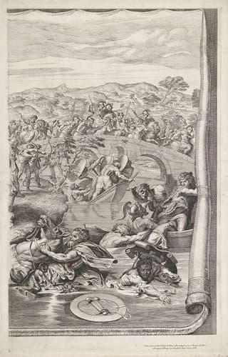 Slag bij de Milvische brug (rechter blad)