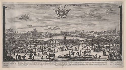 La Perspective du Pont Neuf de Paris