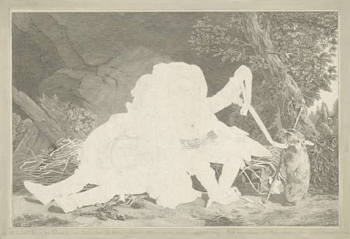 Twee jongens met marmot by Carlo Domenico Melini