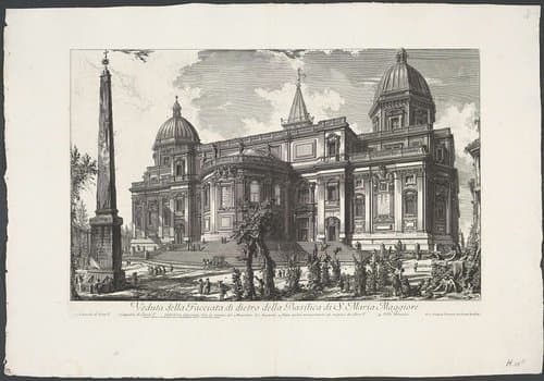 Santa Maria Maggiore te Rome by Giovanni Battista Piranesi