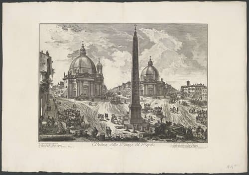 Gezichten op Rome by Giovanni Battista Piranesi