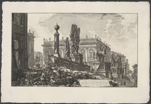 Gezichten op Rome by Giovanni Battista Piranesi
