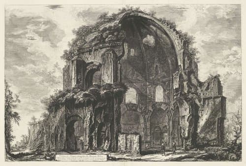 Tempel van Minerva Medica te Rome by Giovanni Battista Piranesi