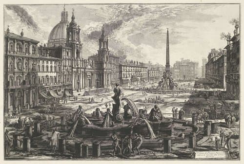 Gezichten op Rome by Giovanni Battista Piranesi