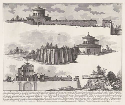 Santa Constanza te Rome by Giovanni Battista Piranesi