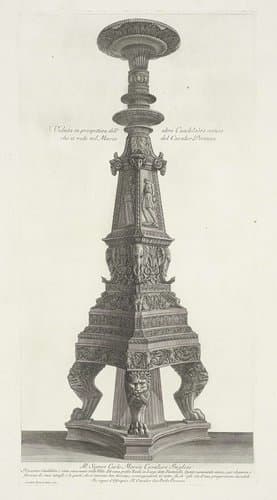 Kandelaber by Giovanni Battista Piranesi
