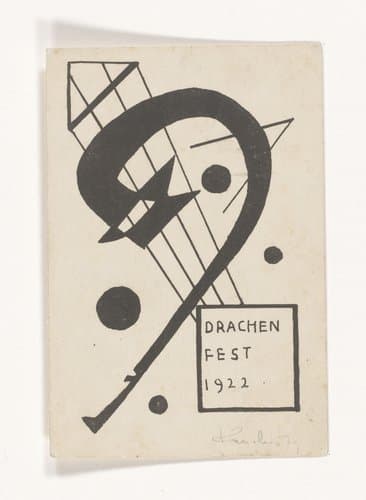Drachenfest 1922 by Vasili Vassileevich Kandinsky