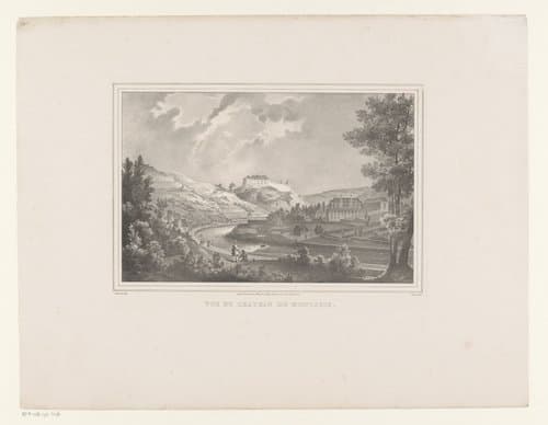 Vue du Chateau de Montjoie