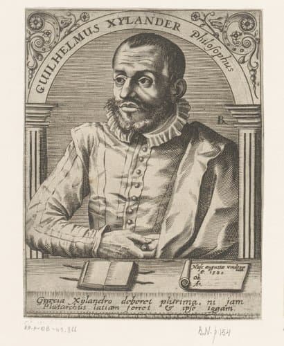 Portret van Wilhelm Xylander by Robert Boissard