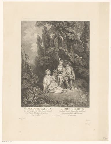 Harlequin Jaloux by Pierre Quentin Chedel