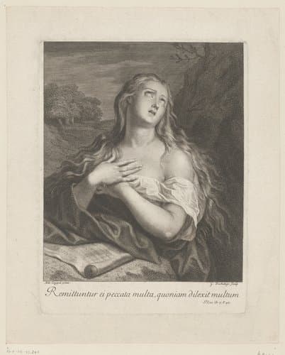 Boetedoenende Maria Magdalena by Gaspard Duchange