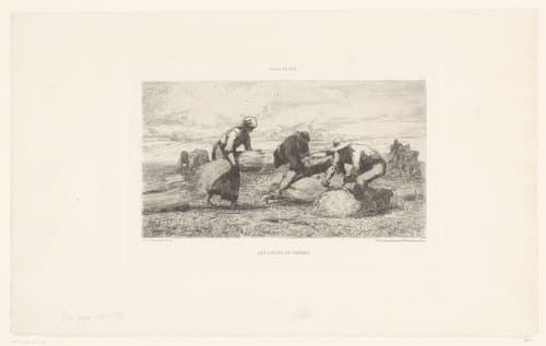 Les lieurs de gerbes by Julien Dupré