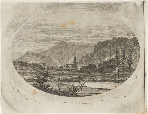 Gezicht op Alle by Martinus Antonius Kuytenbrouwer jr.