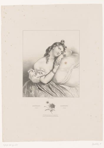 Taal der bloemen by Achille Devéria