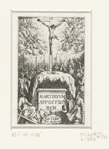 Het martelaarschap van de apostelen by Jacques Callot