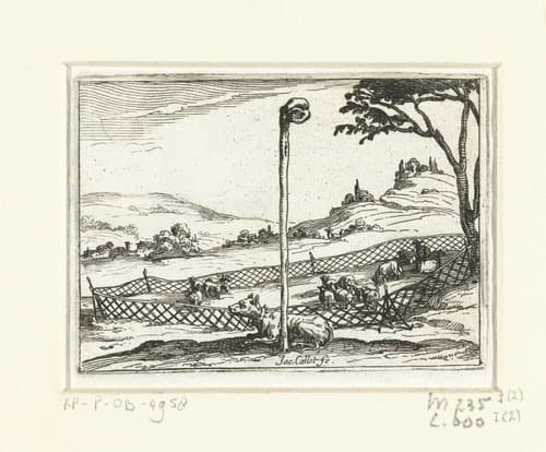 Kloosterleven in emblemen by Jacques Callot
