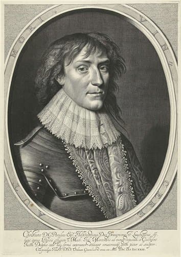 Portret van Christiaan Junius, hertog van Brunswijk by Willem Jacobsz Delff