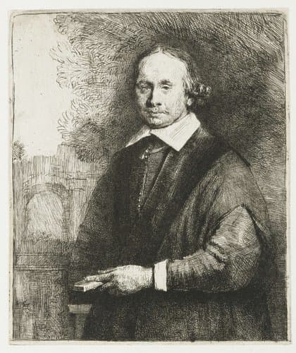 Jan Antonides van der Linden by Rembrandt van Rijn