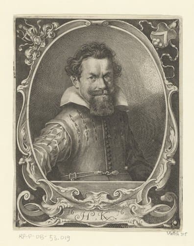Portret van Hans Kellerthaler by Lucas Kilian