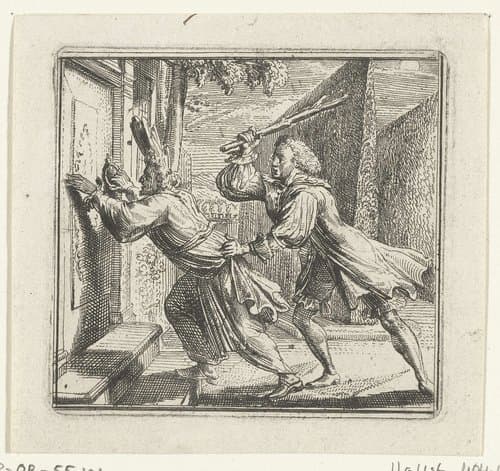 Illustratie voor de Decamerone van Boccaccio by Romeyn de Hooghe