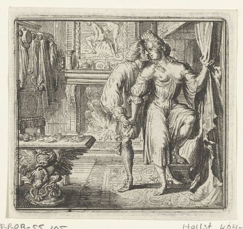 Illustratie voor de Decamerone van Boccaccio by Romeyn de Hooghe