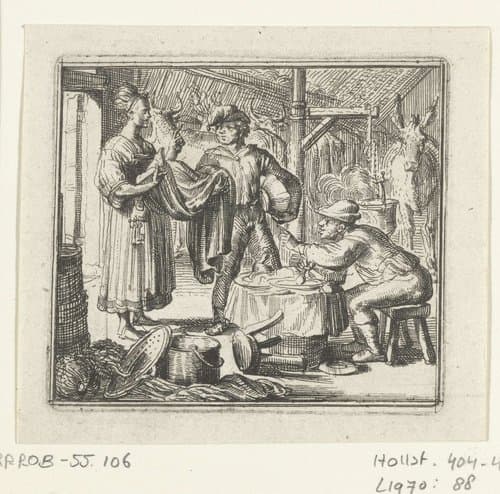 Illustratie voor de Decamerone van Boccaccio by Romeyn de Hooghe