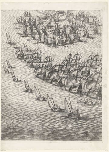 Beleg van Saint Martin op het Île de Ré by Jacques Callot