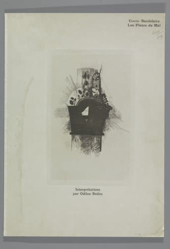 Couverture-Frontispice by Odilon Redon