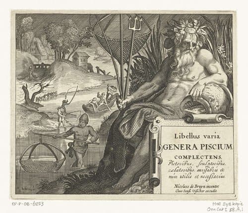 Zoetwatervissen, zeevissen, kikkers, schaaldieren en zeewezens by anonymous