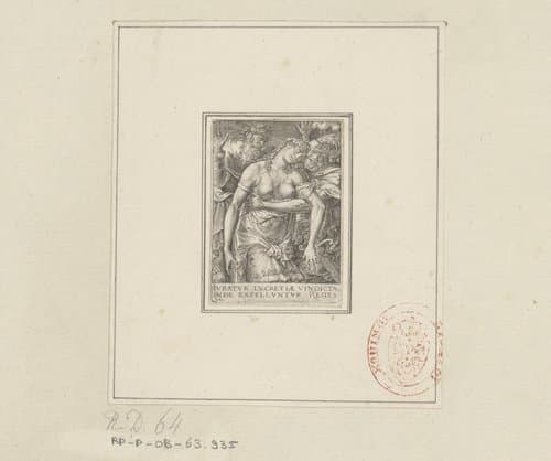 Dood van Lucretia by Etienne Delaune