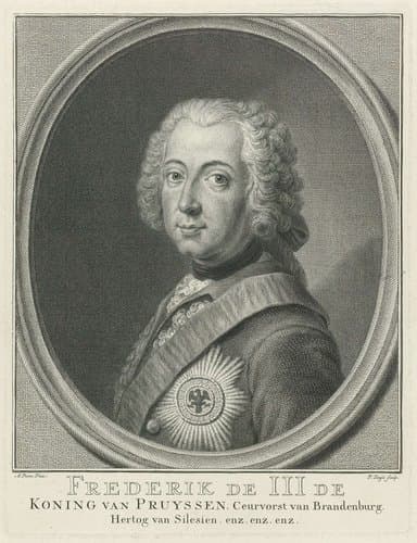 Portret van Frederik II de Grote, koning van Pruisen by Pieter Tanjé