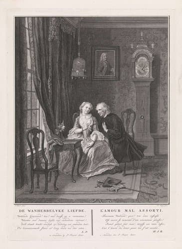 De wanhebbelyke liefde / L'Amour mal assorti by Pieter Tanjé