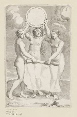 Titelpagina voor: Balthazar de Vias, Charitum libri tres, 1660 by Claude Mellan