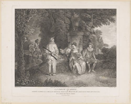Oeuvre van Antoine Watteau by Jean Moyreau