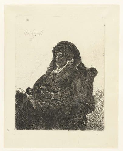 Portrait of anonymous; Rembrandt van Rijn; Rembrandt van Rijn