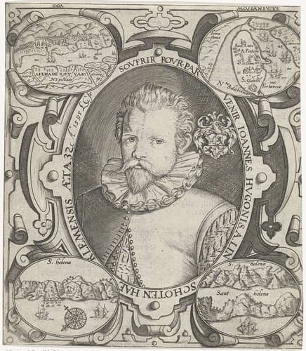 Portret van Jan Huygen van Linschoten