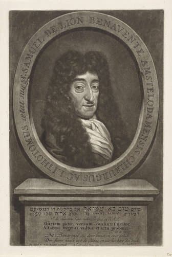 Portret van de chirurg Samuel de Lion Benevente by Pieter Schenk (I)