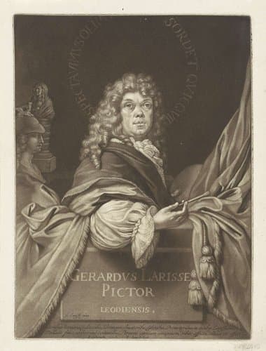Zelfportret van Gerard de Lairesse by Pieter Schenk (I)