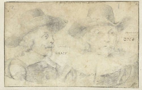 Portretten van Cornelis de Graeff en Frans Banningh Cocq by anonymous